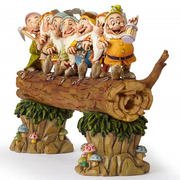 Seven Dwarf Trees Gnome Garden Statues Mini Gnomes Resin Figurine Fairy Garden Set Seven Dwarfs For Fairy Gardens Accessories