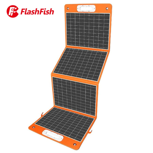 18V 100W Foldable Solar Panel Portable Solar Charger DC Output Camping Van RV Trip