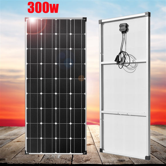 300w solar panel 12v 24v battery charger extension cable for car Rv camping marine home 1000w 220v