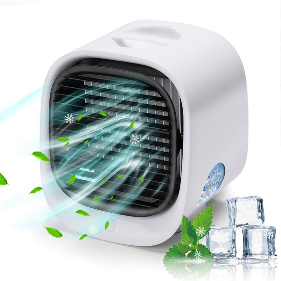 Air Cooler Fan Mini Portable Air Conditioner Desk Air Cooling Fan Humidifier Purifier Office Bedroom Summer Mini Water Cooler